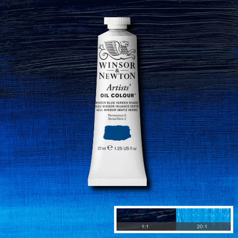 Artists' Oil Colour - Winsor Blue (Green Shade)