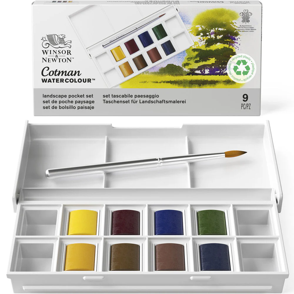 Cotman Watercolour Landscape Pocket Set