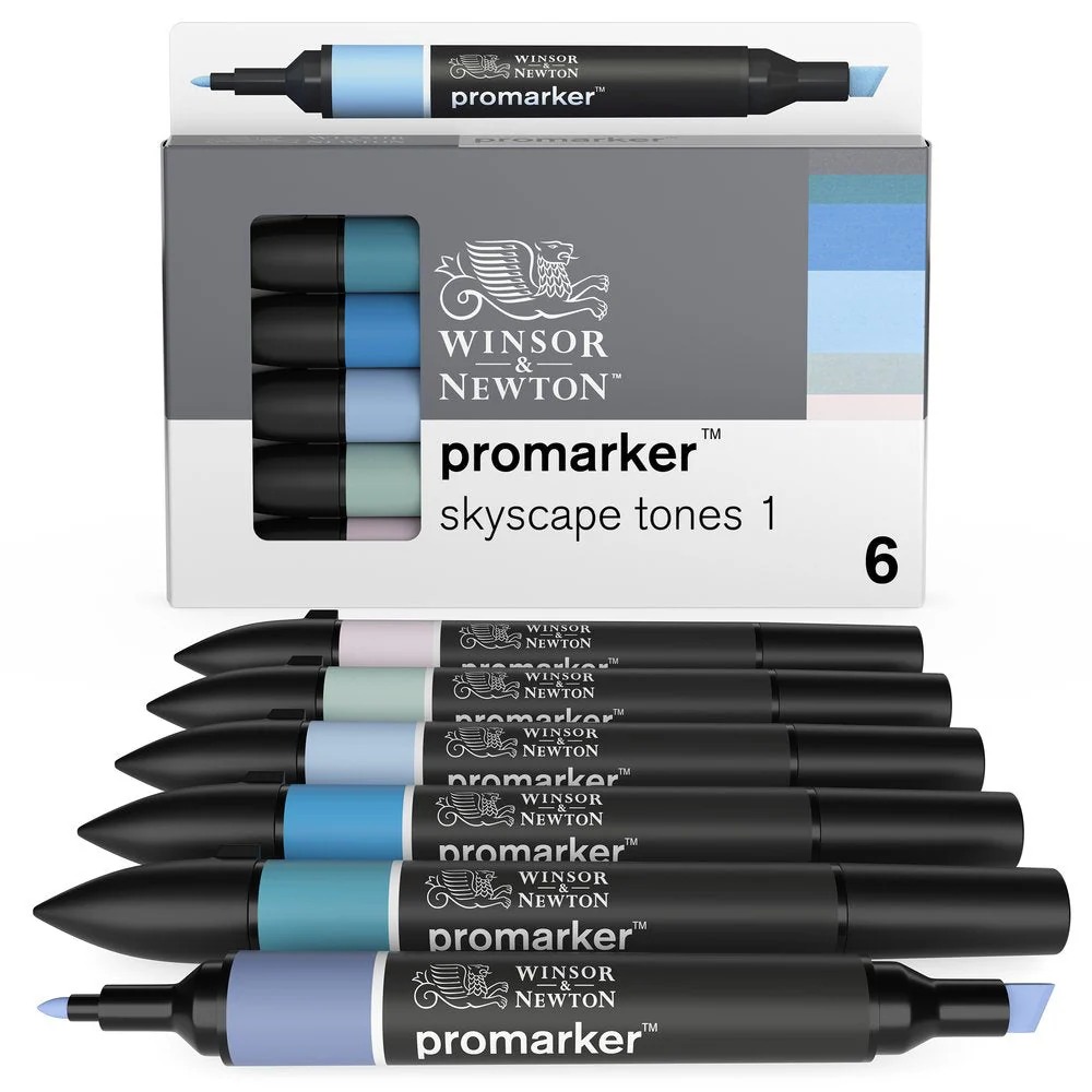 Promarker 6 Skyscape Tones 1