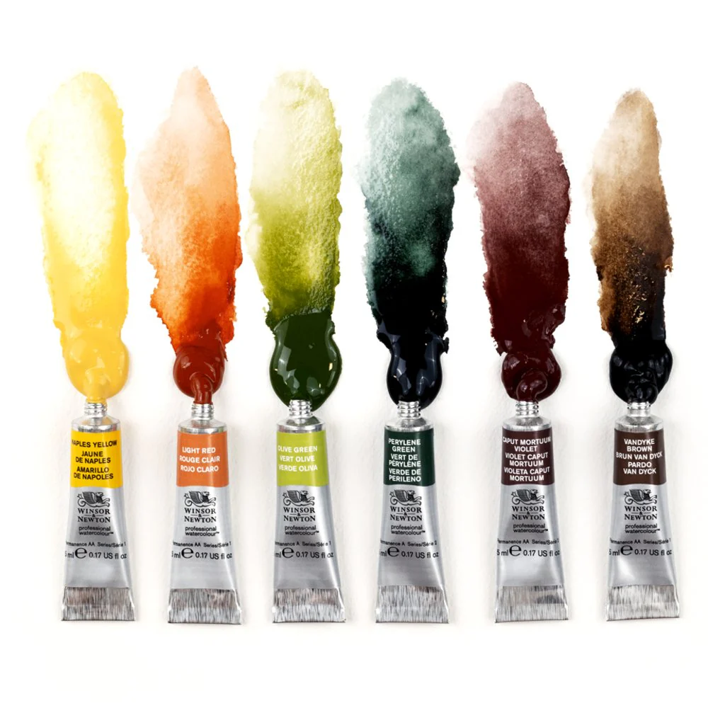 Professional Watercolour Rich Earth Set 6x5ml Tubes