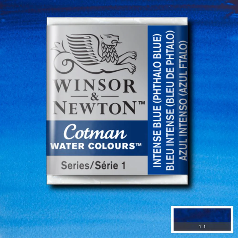 Cotman Watercolour - Intense Blue (Phthalo Blue)