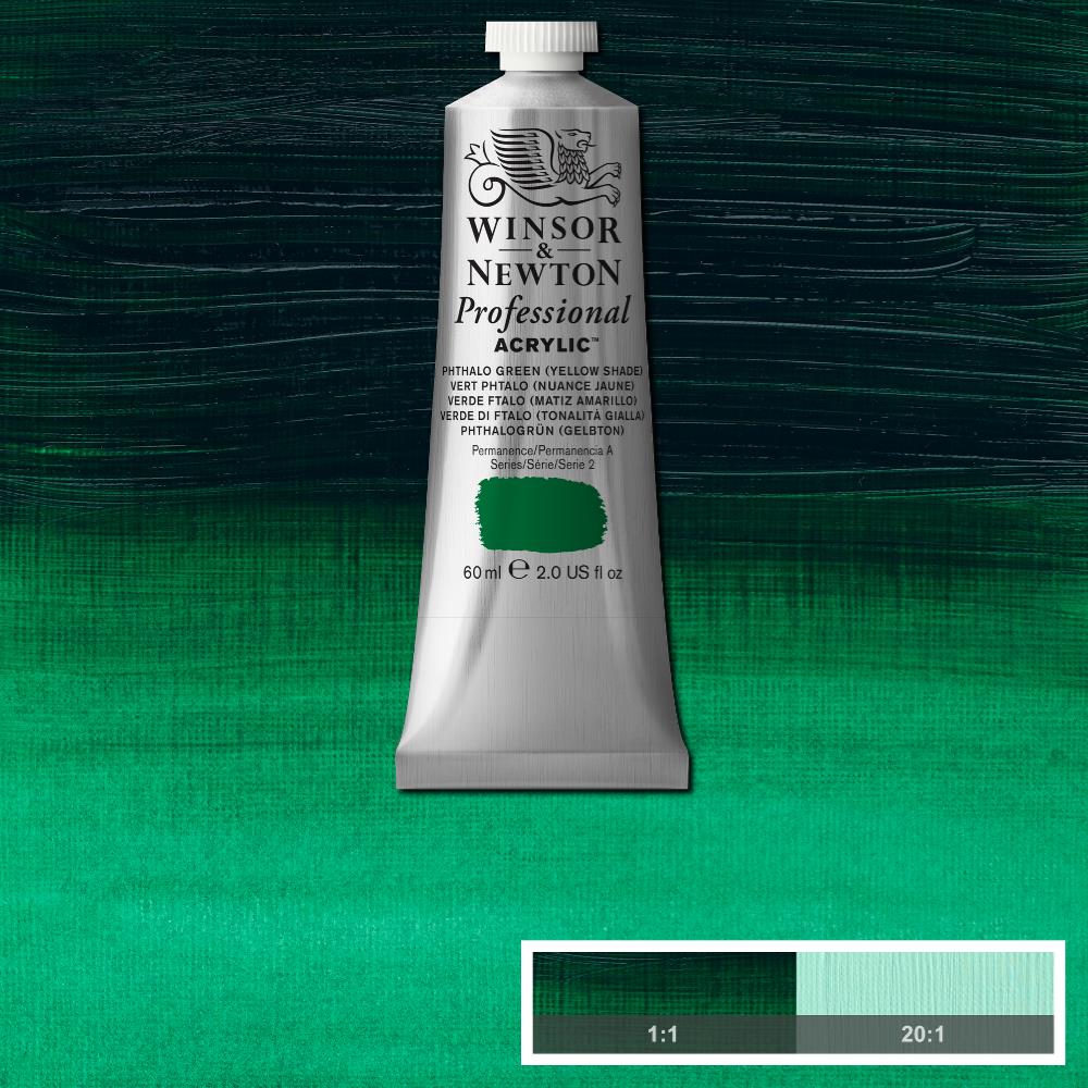 Professional Acrylic - Phthalo Green (Yellow Shade)
