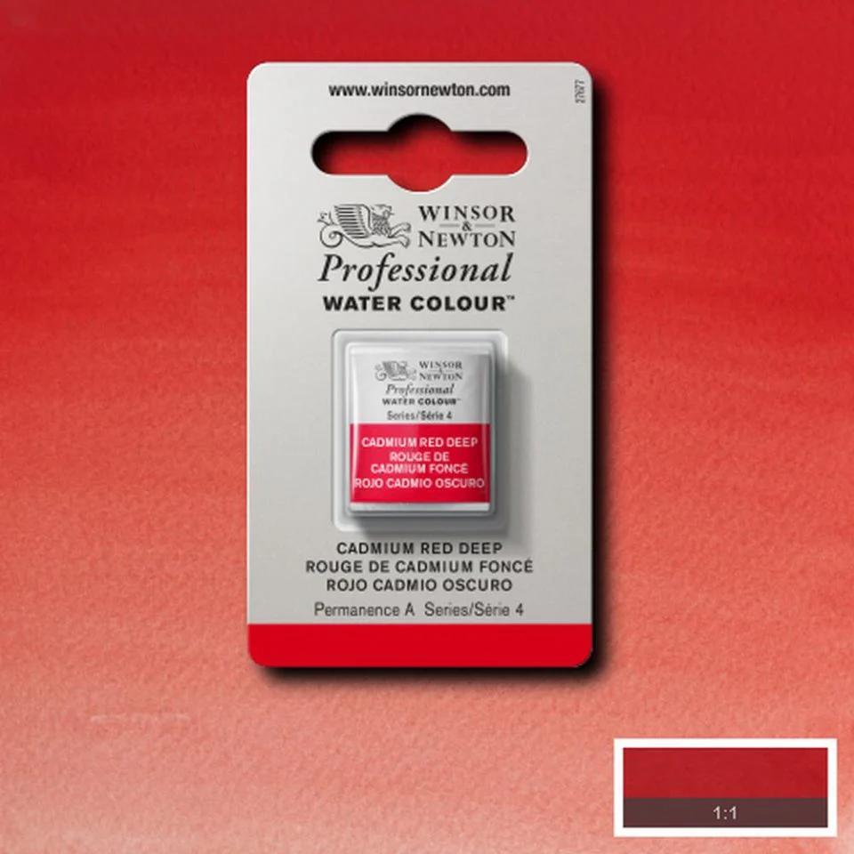 Professional Watercolour - Cadmium Red Deep