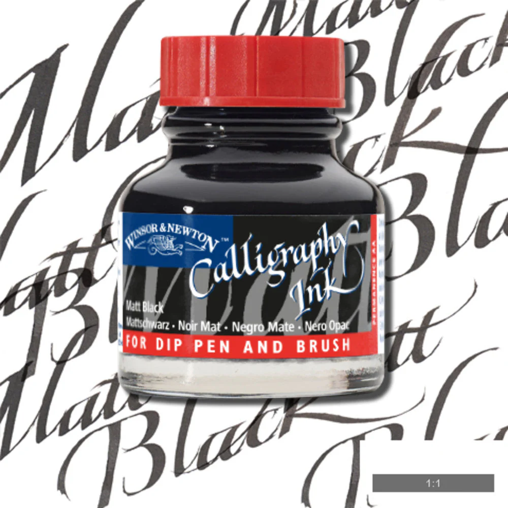 Calligraphy Ink - Matt Black