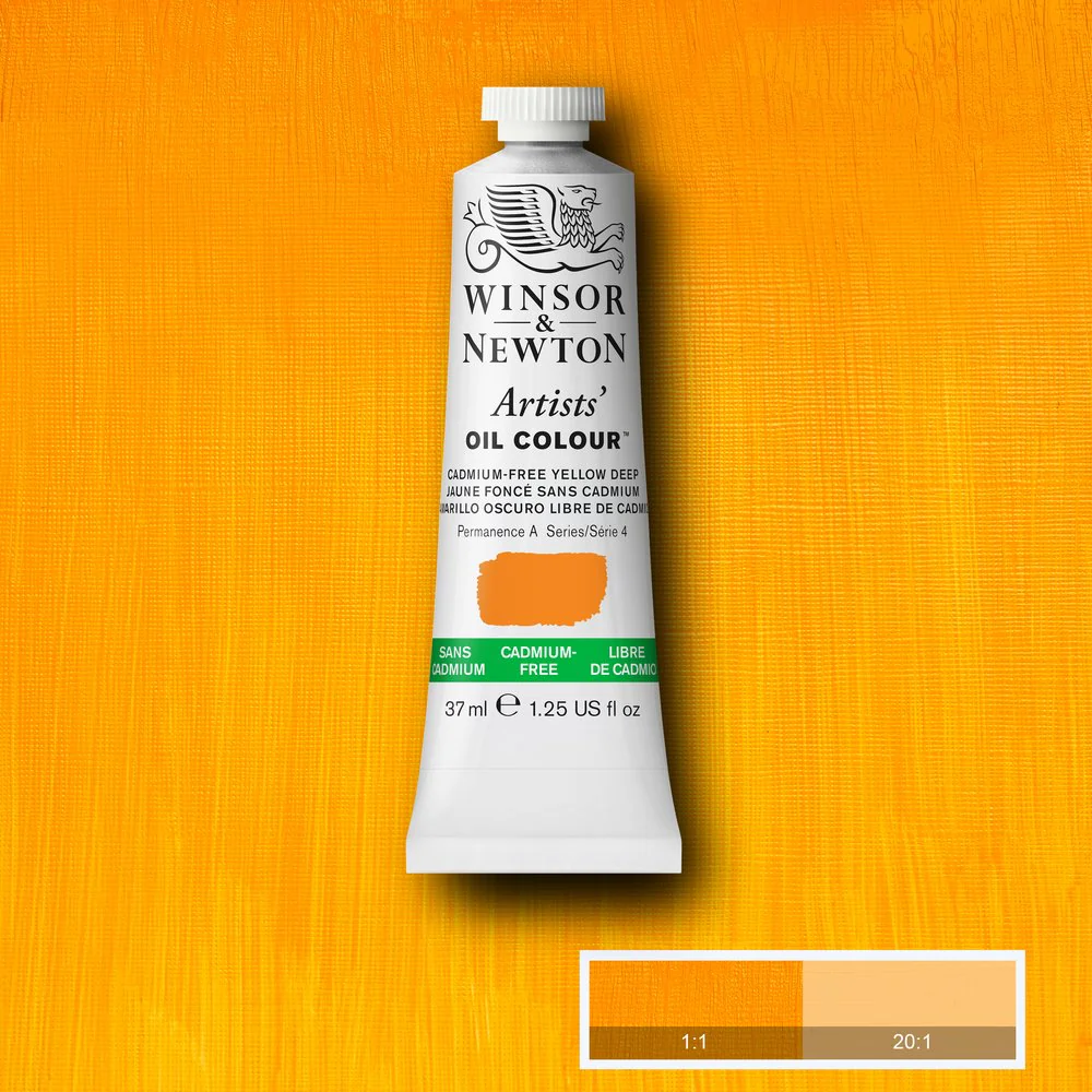 Artists' Oil Colour - Cadmium-Free Yellow Deep