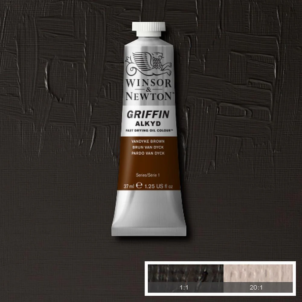 Griffin Alkyd Fast Drying Oil Colour - Vandyke Brown