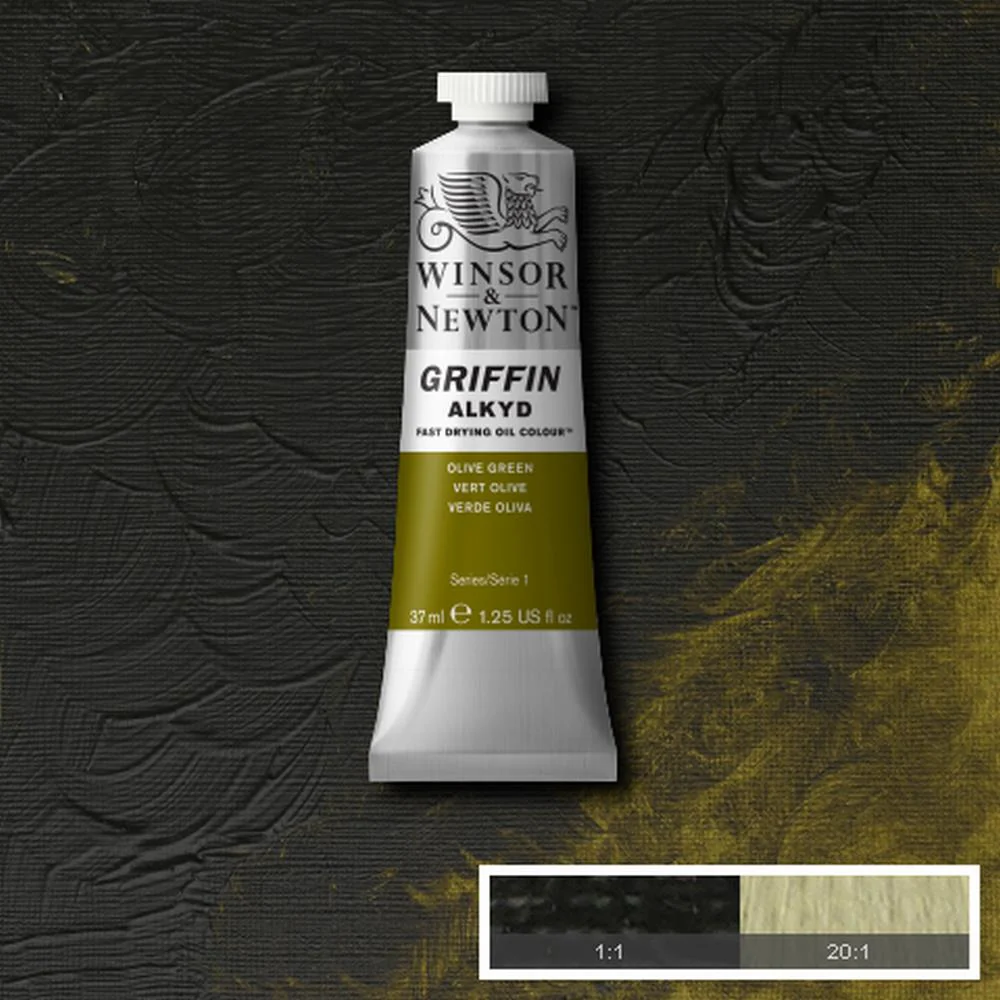 Griffin Alkyd Fast Drying Oil Colour - Olive Green