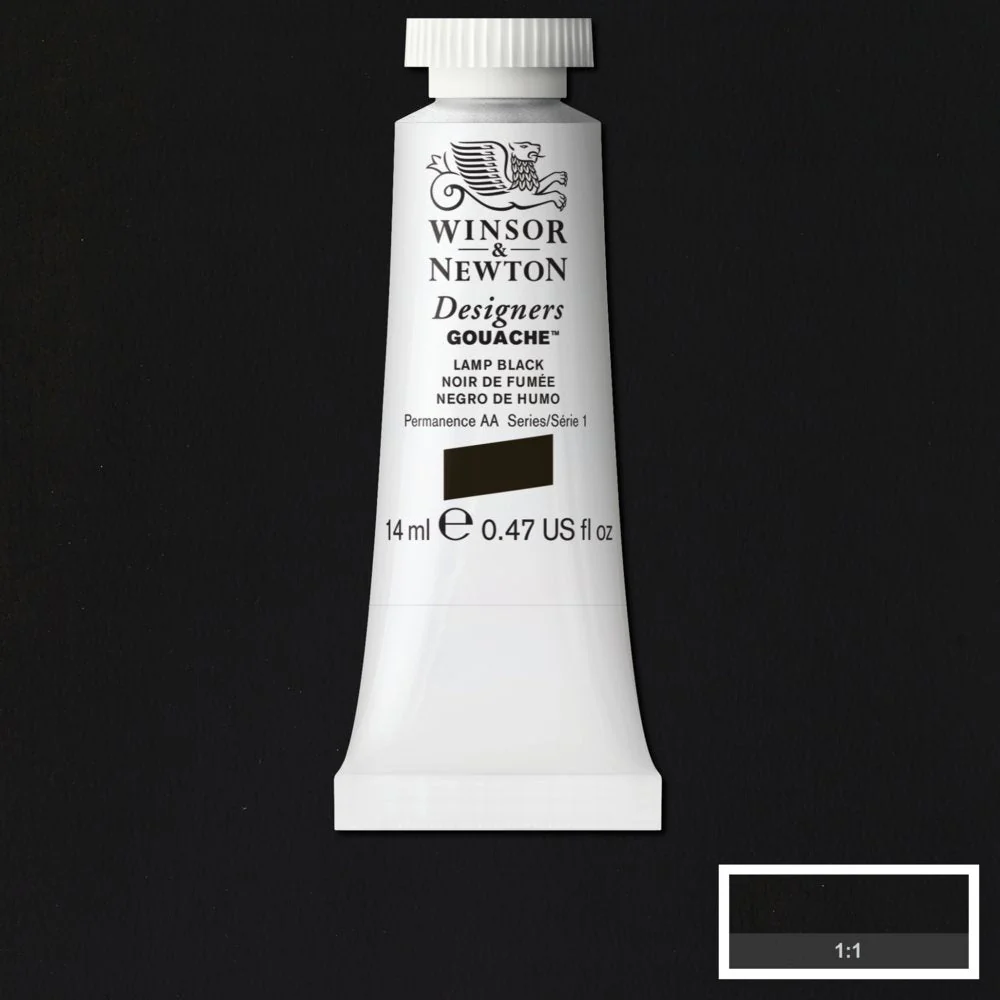 Designers Gouache - Lamp Black