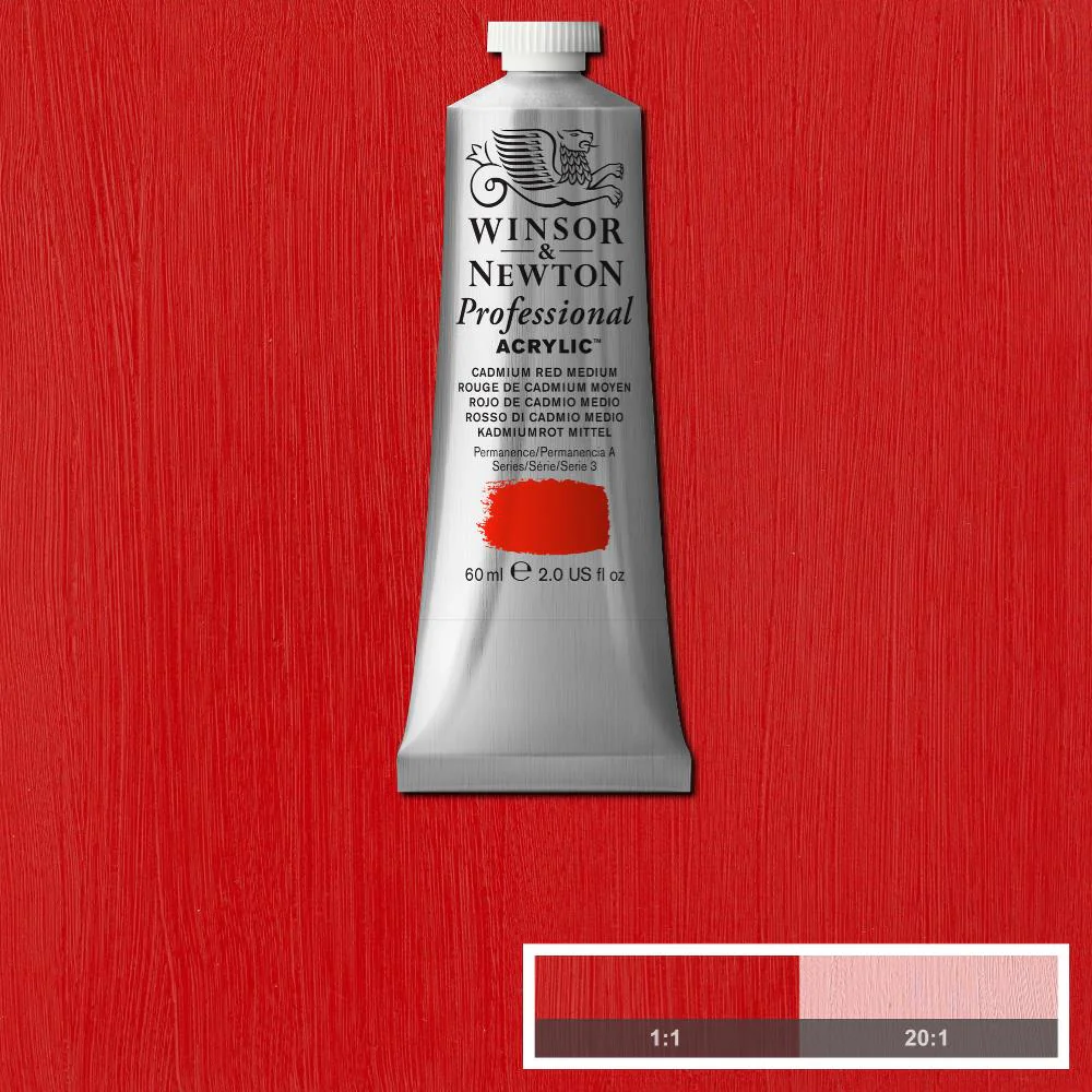 Professional Acrylic - Cadmium Red Medium