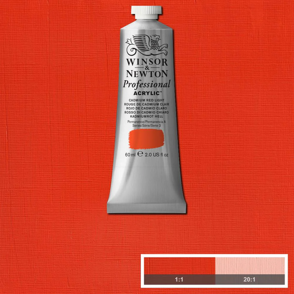 Professional Acrylic - Cadmium Red Light