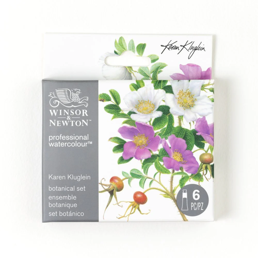 Professional Watercolours 6x5ml Karen Kluglein Botanical Set