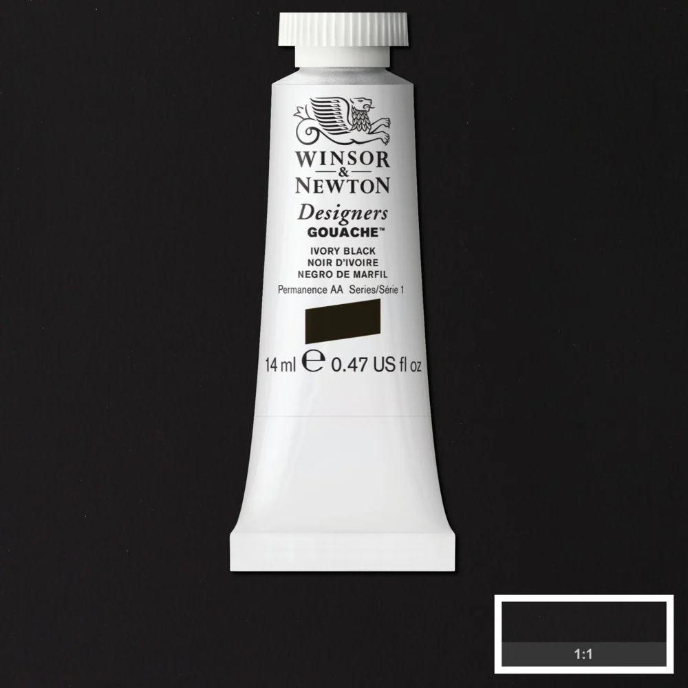 Designers Gouache - Ivory Black