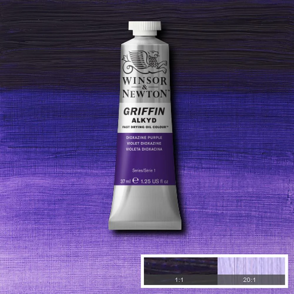Griffin Alkyd Fast Drying Oil Colour - Dioxazine Purple