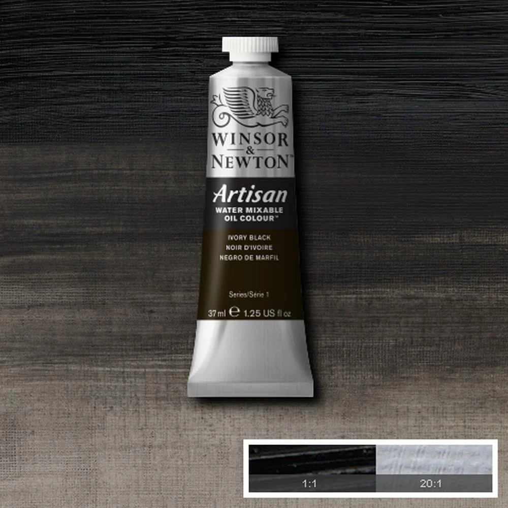 Artisan Water Mixable Oil - Ivory Black