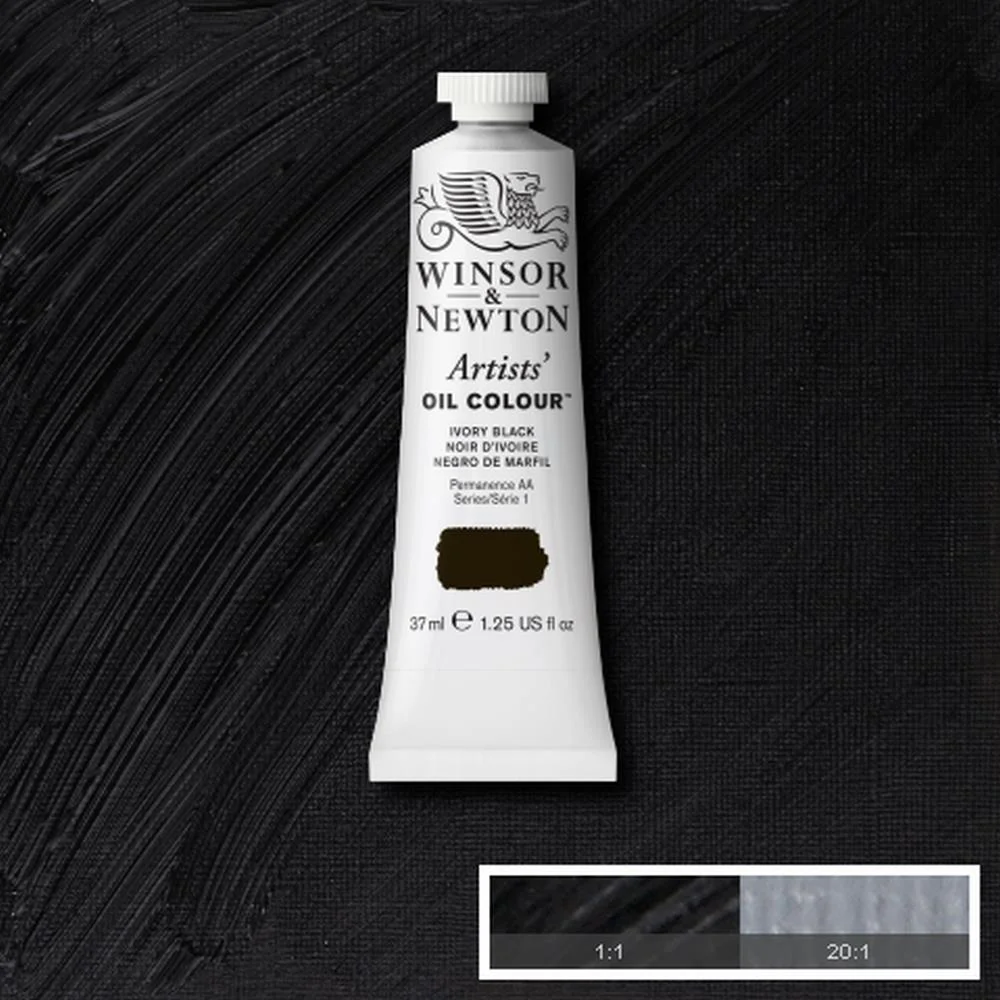 Artists' Oil Colour - Ivory Black