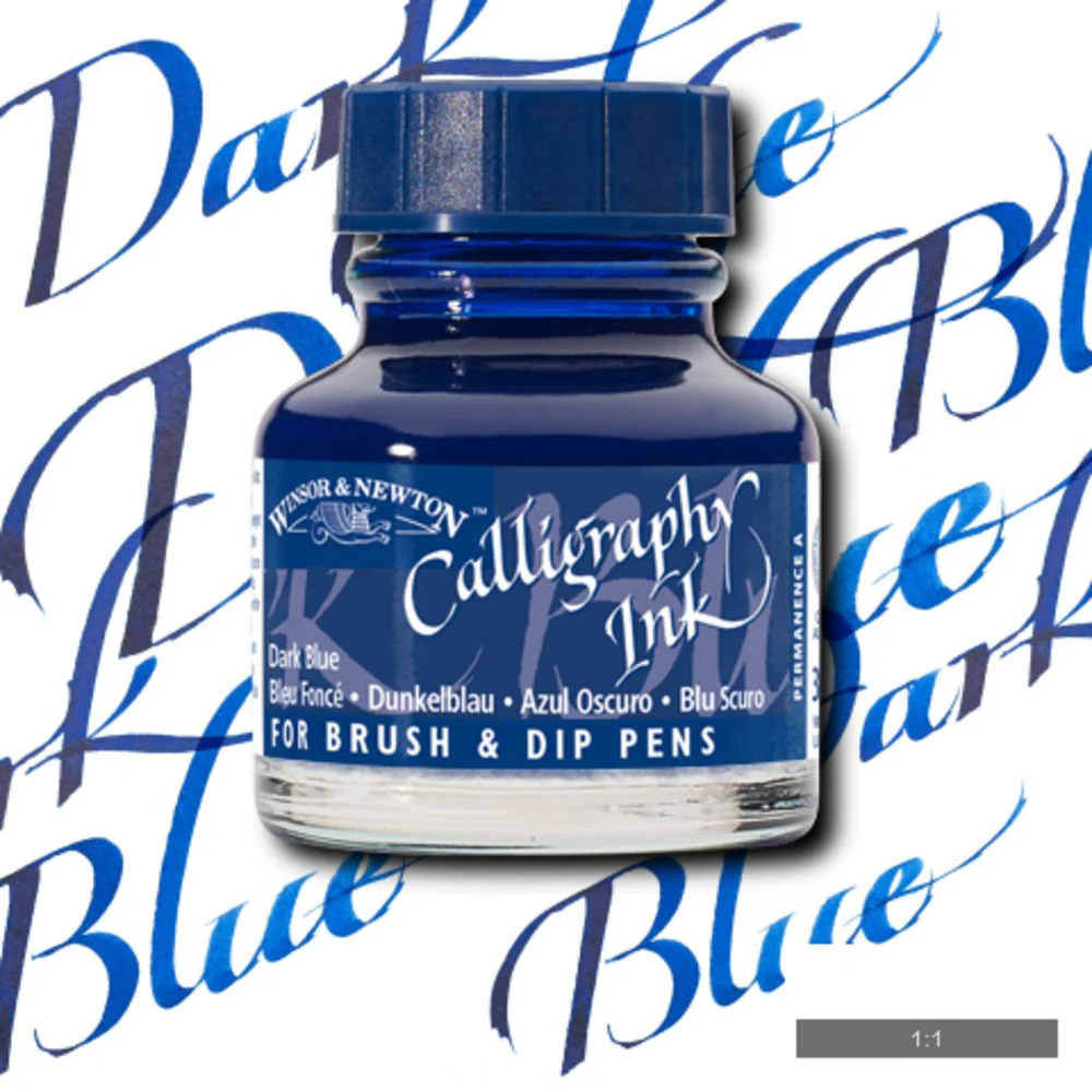 Calligraphy Ink - Dark Blue
