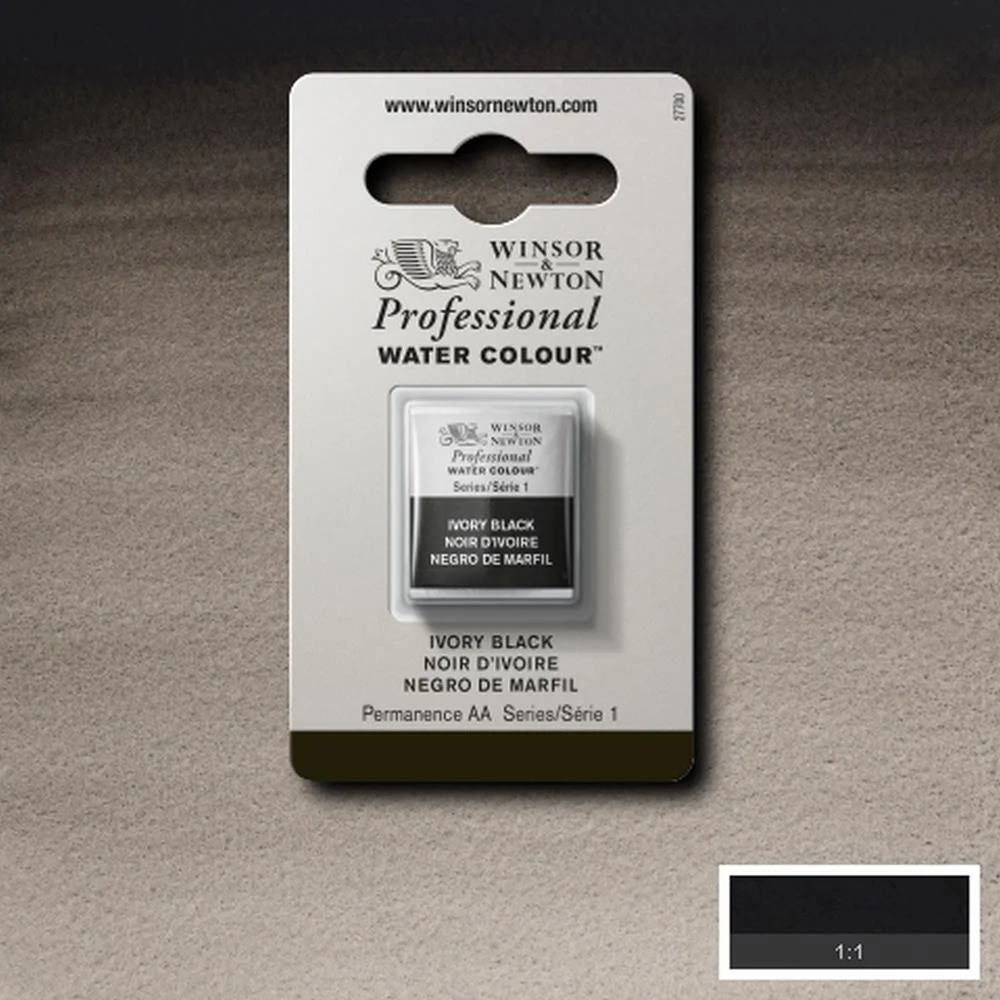 Professional Watercolour - Ivory Black