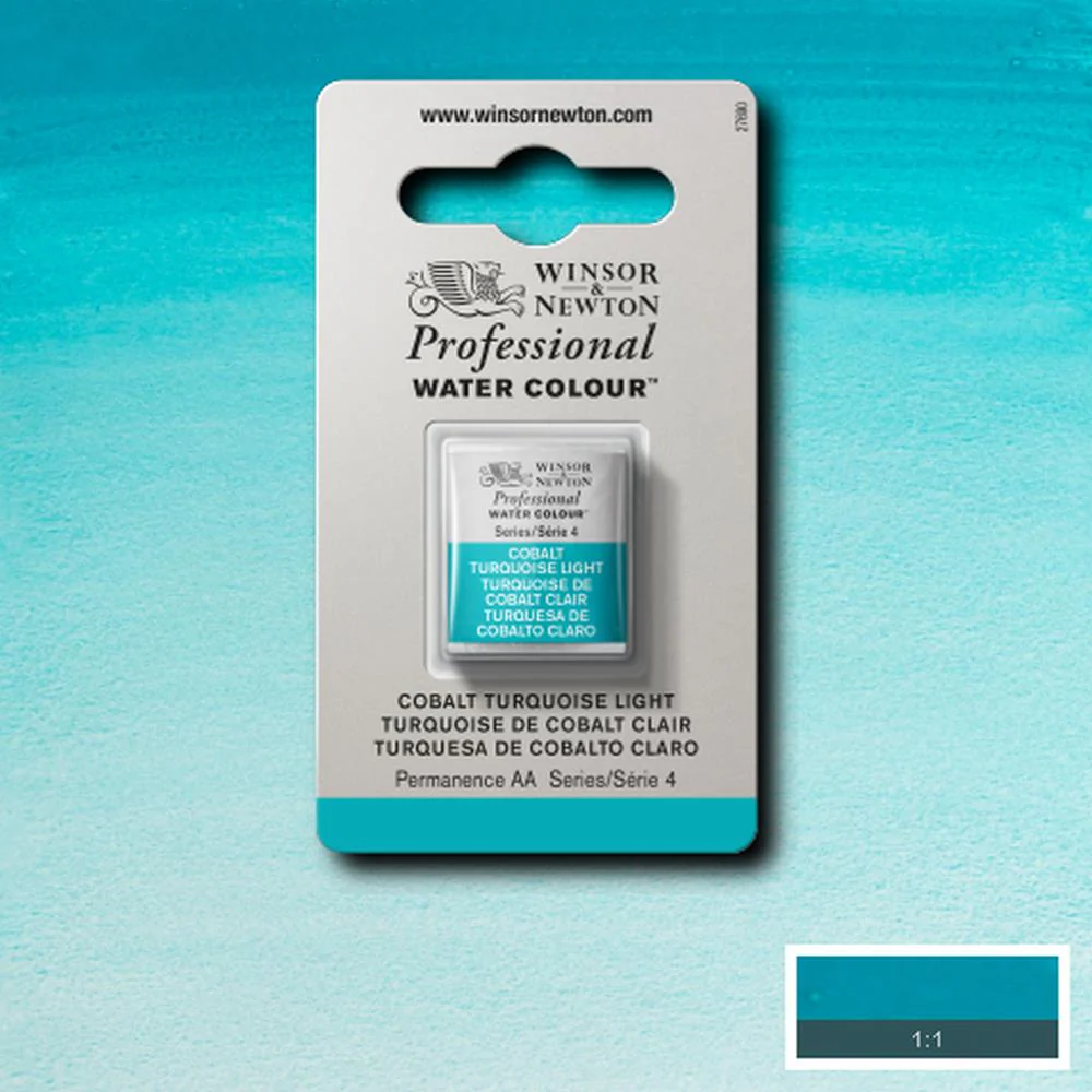 Professional Watercolour - Cobalt Turquoise Light