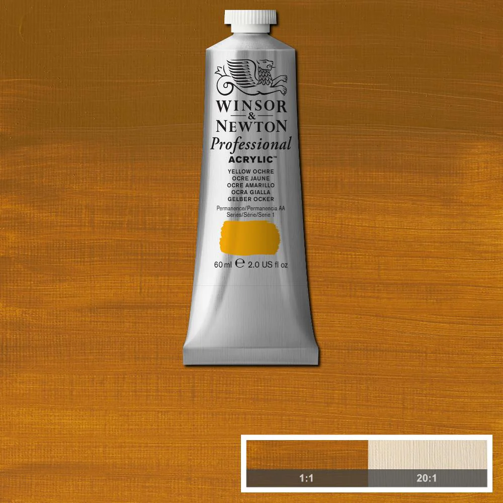 Professional Acrylic - Yellow Ochre