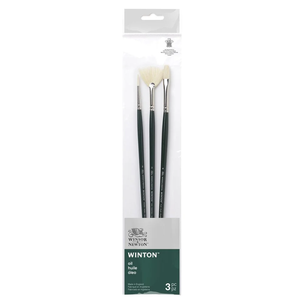 Winton Brush Long Handle Pack of 3 - Set 3