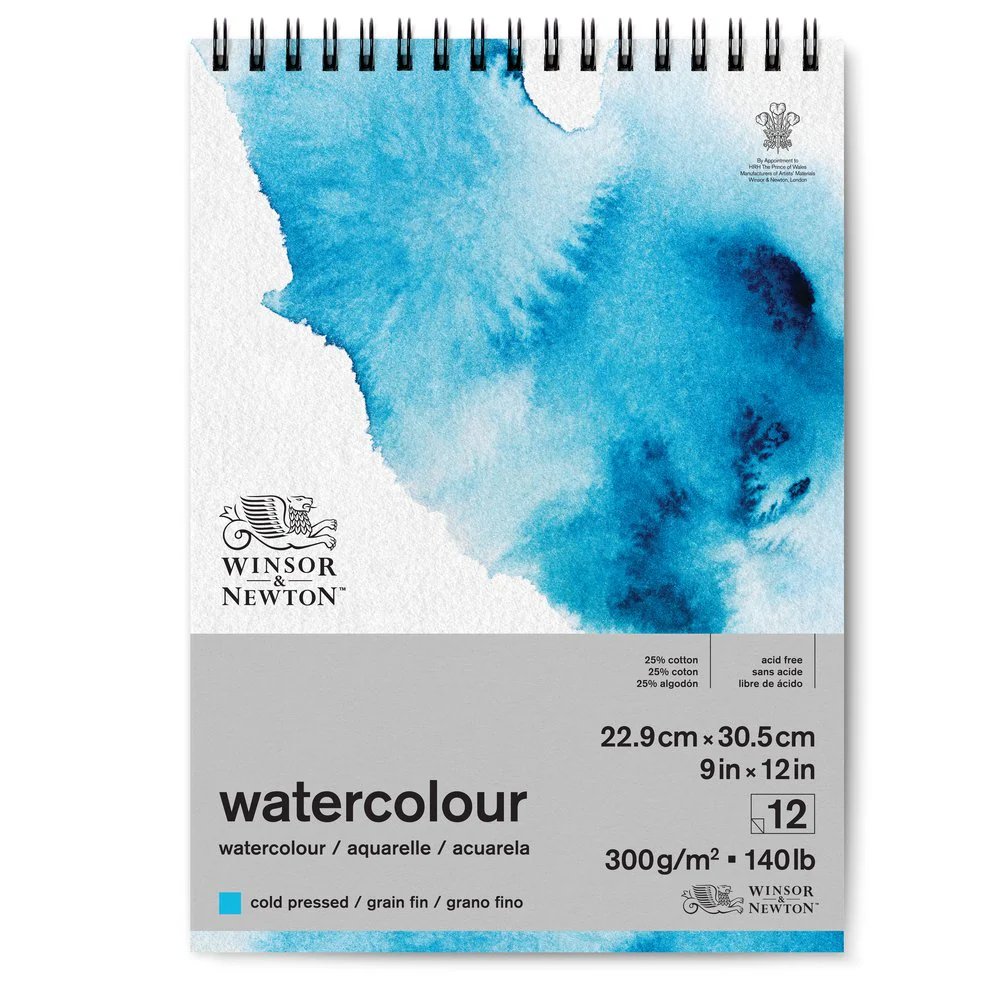 Watercolour Paper - Spiral-Bound - 300gsm/140lb