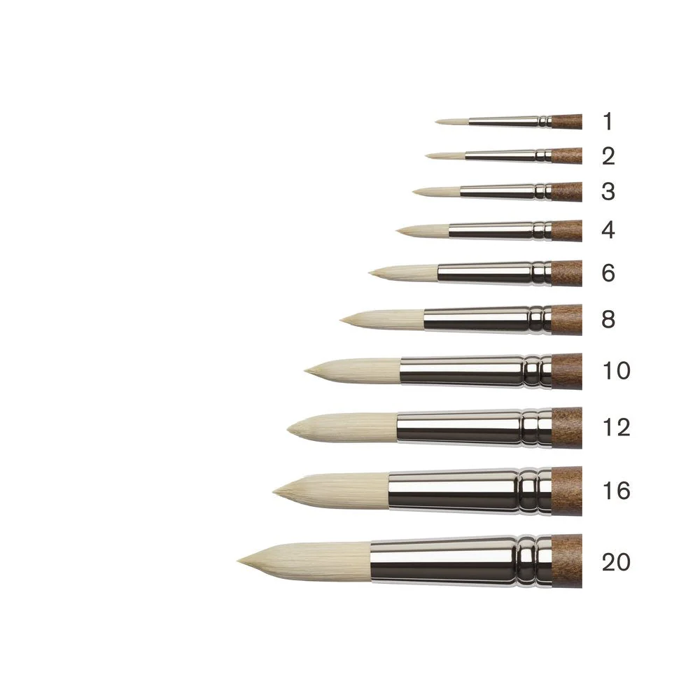 Artists' Oil Synthetic Hog Brush - Round