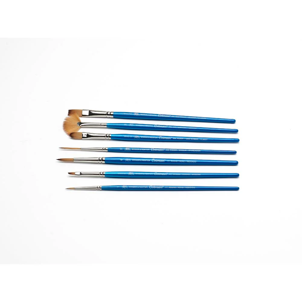 Cotman Short Handle Brush 7 Pack