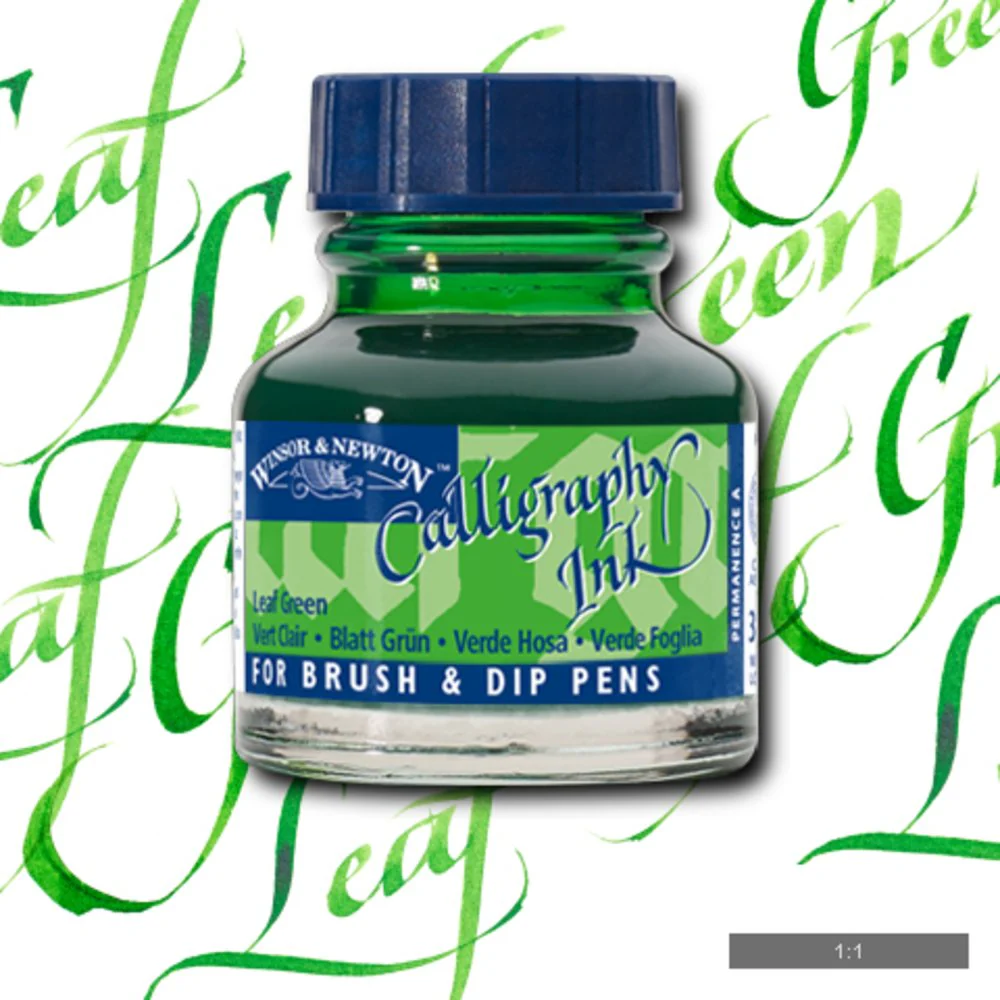Calligraphy Ink - Leaf Green