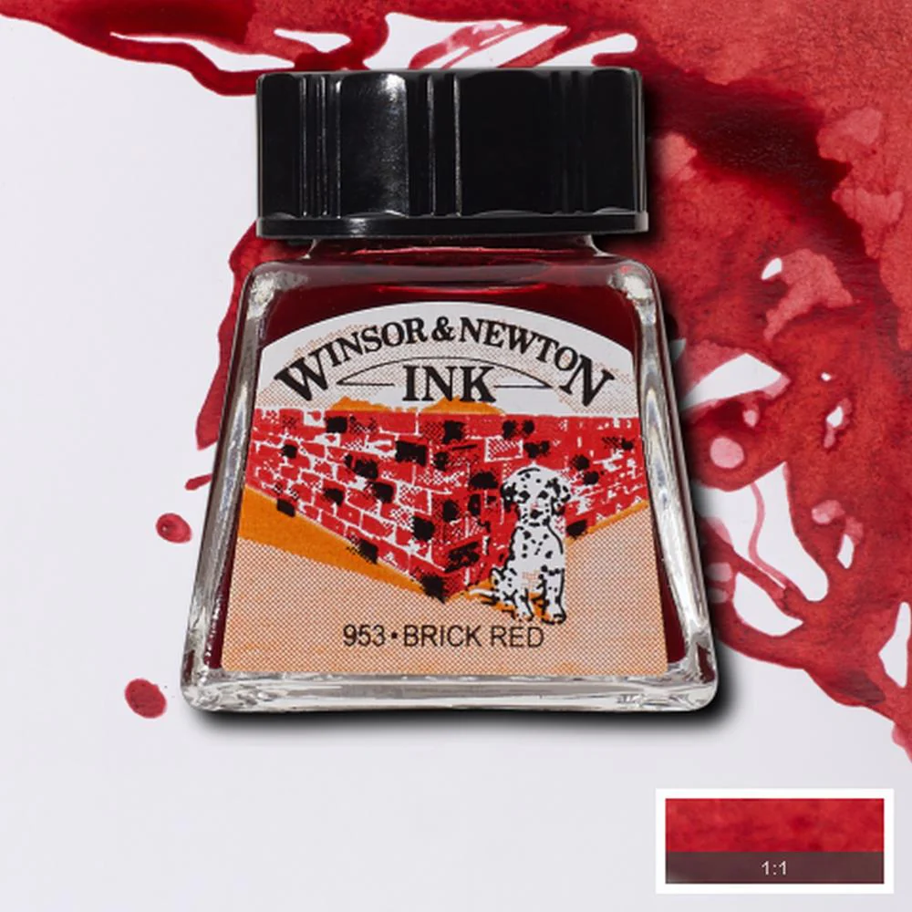 Drawing Ink - Brick Red