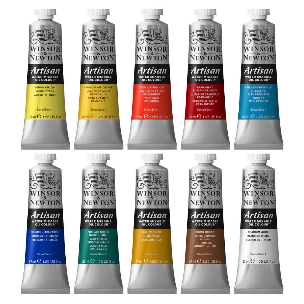 Artisan Water Mixable Oil Colour Studio Set - 10x37ml Tubes