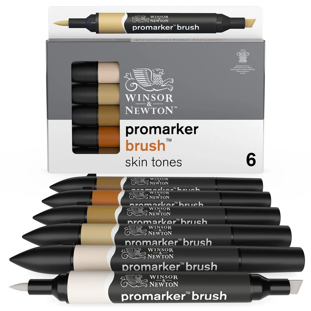 Promarker Brush 6 Skin Tones