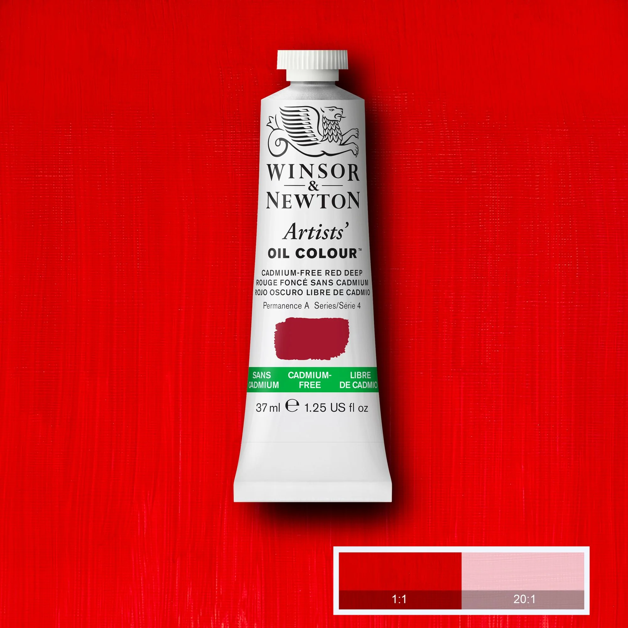 Artists' Oil Colour - Cadmium-Free Red Deep