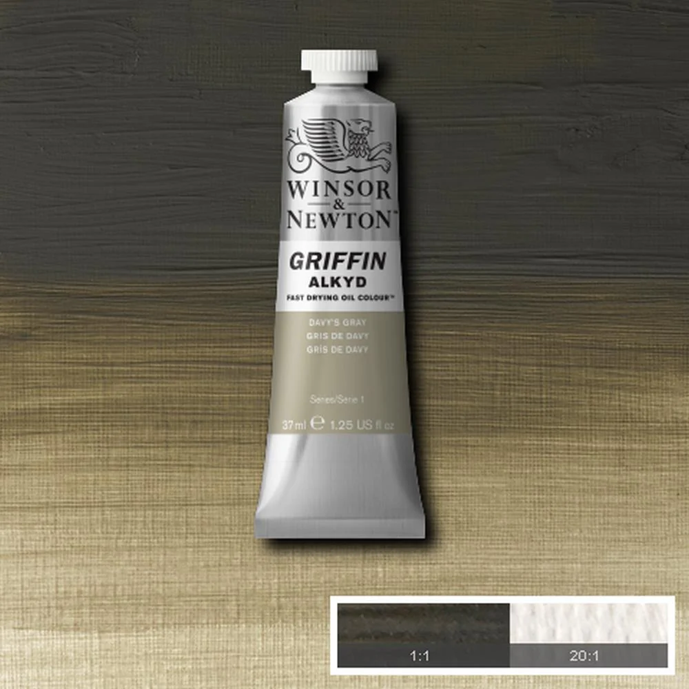 Griffin Alkyd Fast Drying Oil Colour - Davy's Gray