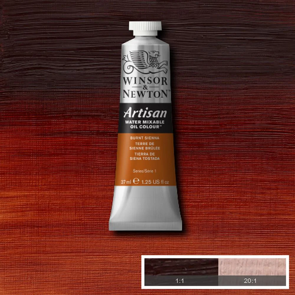 Artisan Water Mixable Oil - Burnt Sienna