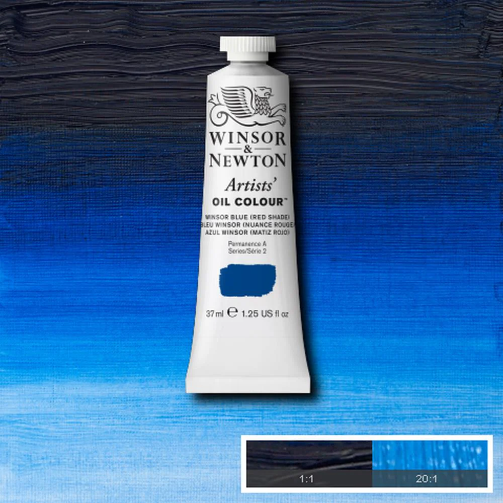 Artists' Oil Colour - Winsor Blue (Red Shade)