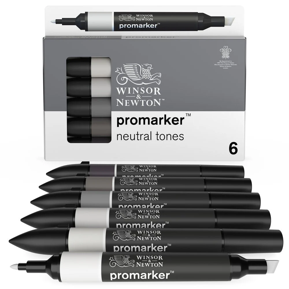 Promarker 6 Neutral Tones