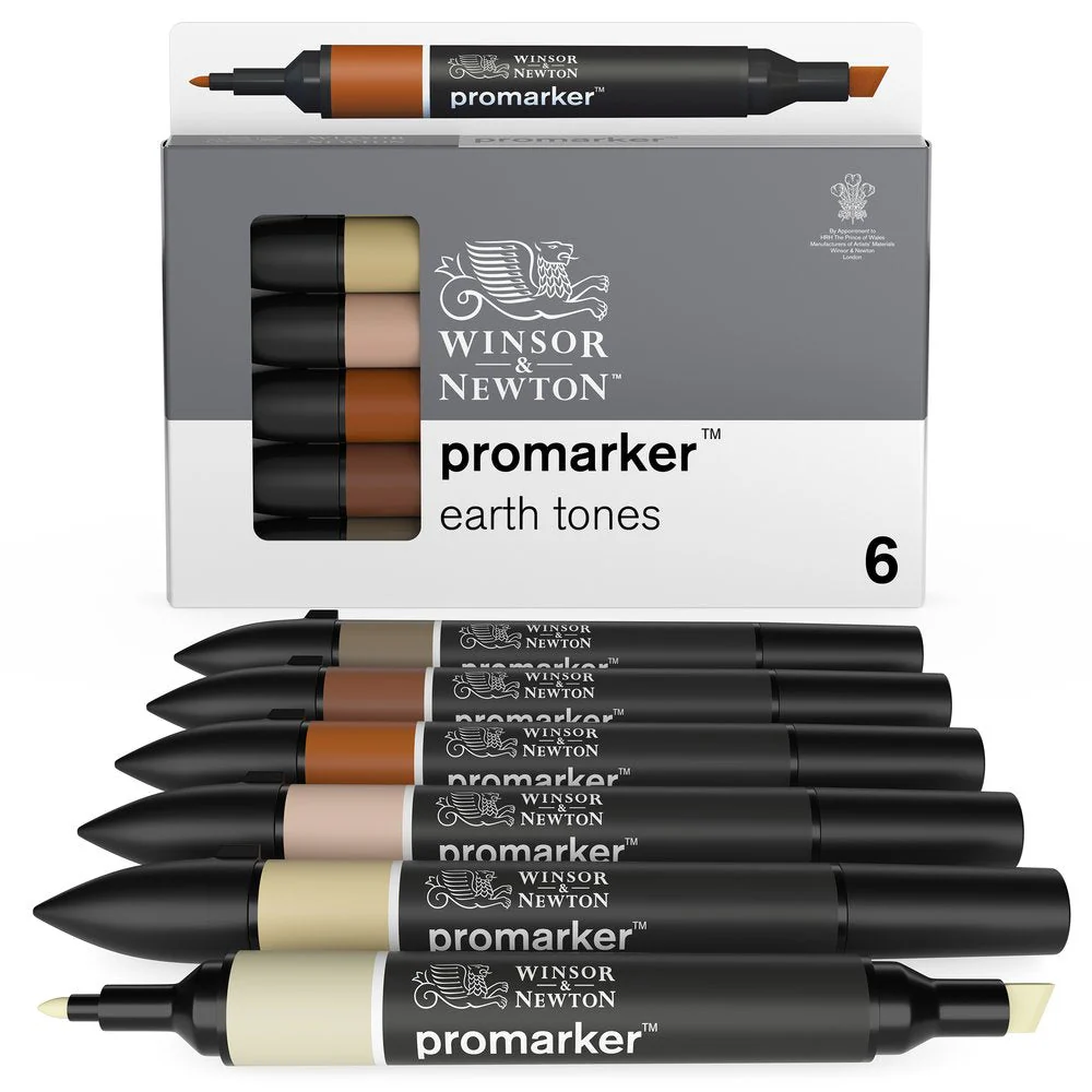 Promarker 6 Earth Tones