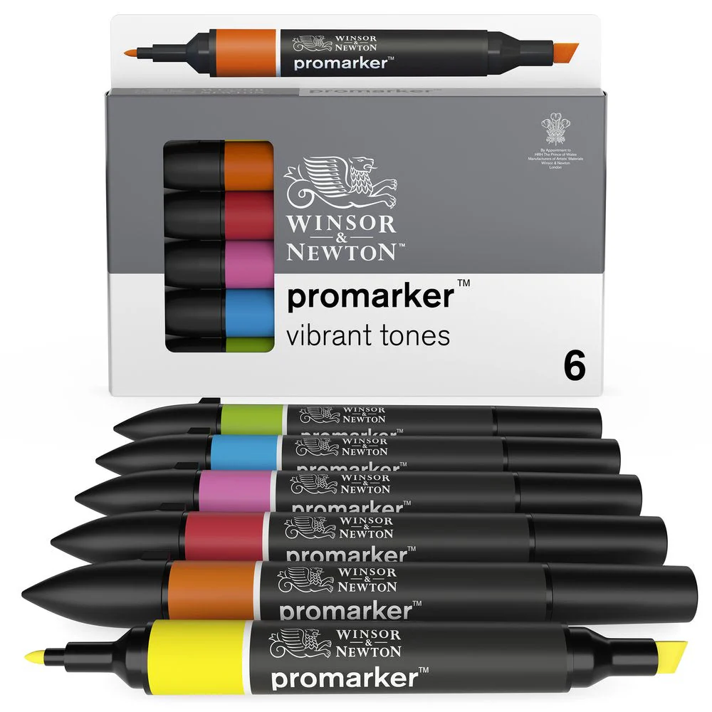 Promarker 6 Vibrant Tones