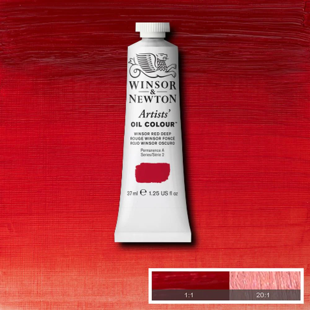 Artists' Oil Colour - Winsor Red Deep