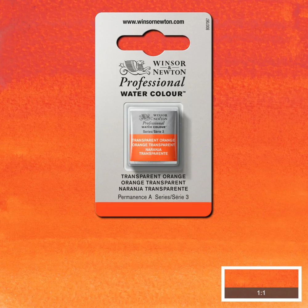 Professional Watercolour - Transparent Orange