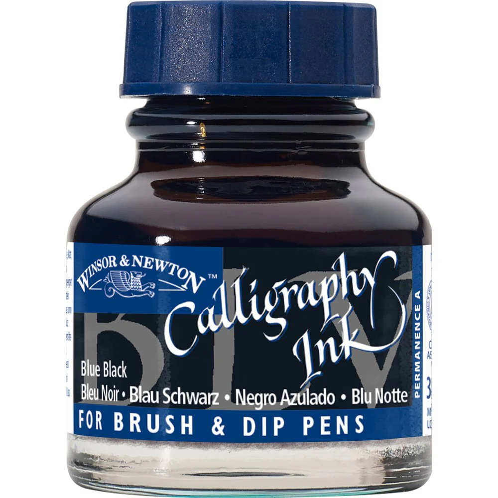 Calligraphy Ink - Blue Black