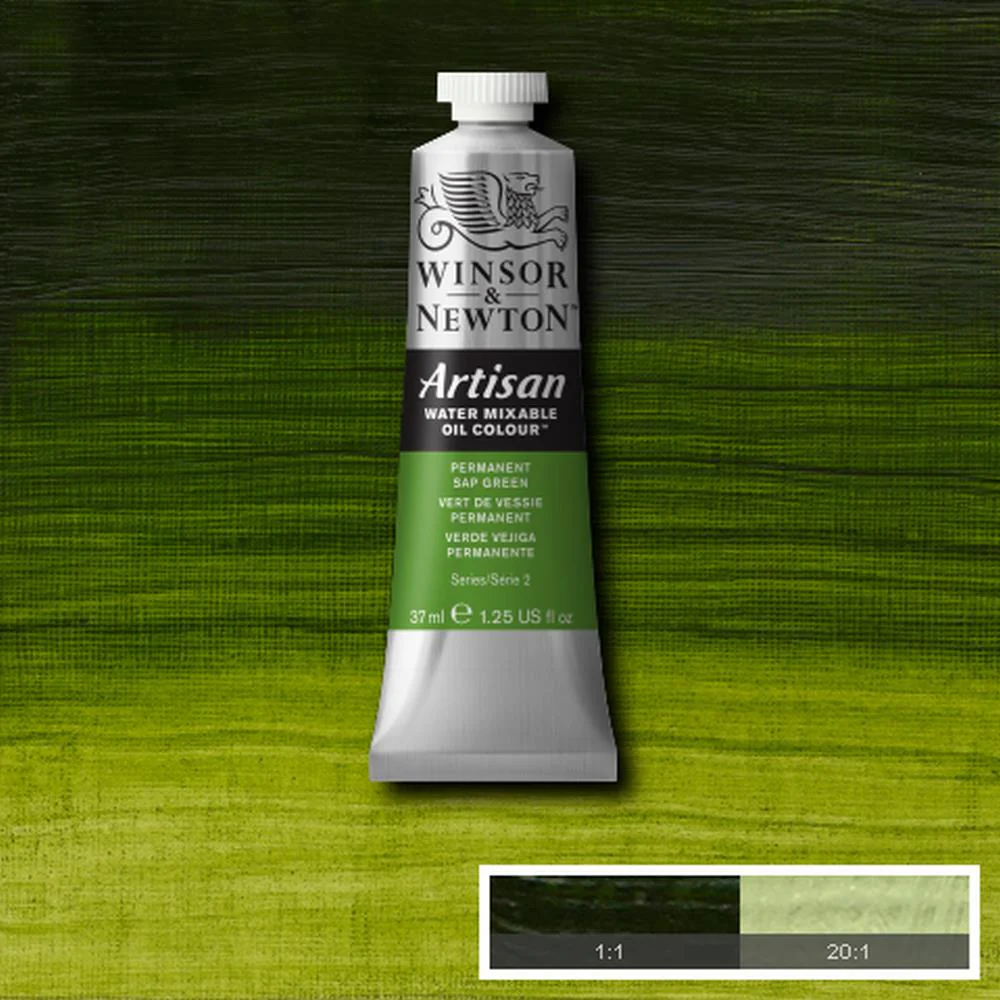 Artisan Water Mixable Oil - Permanent Sap Green