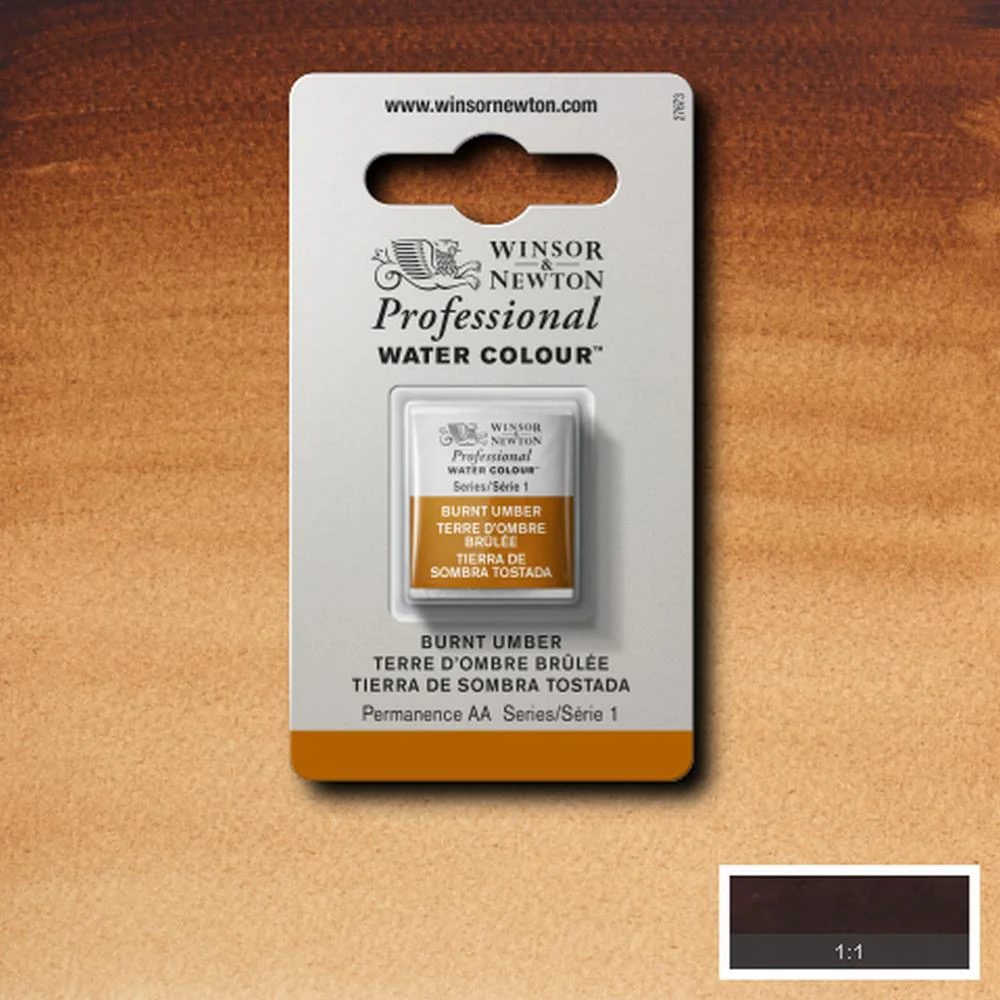 Professional Watercolour - Burnt Umber