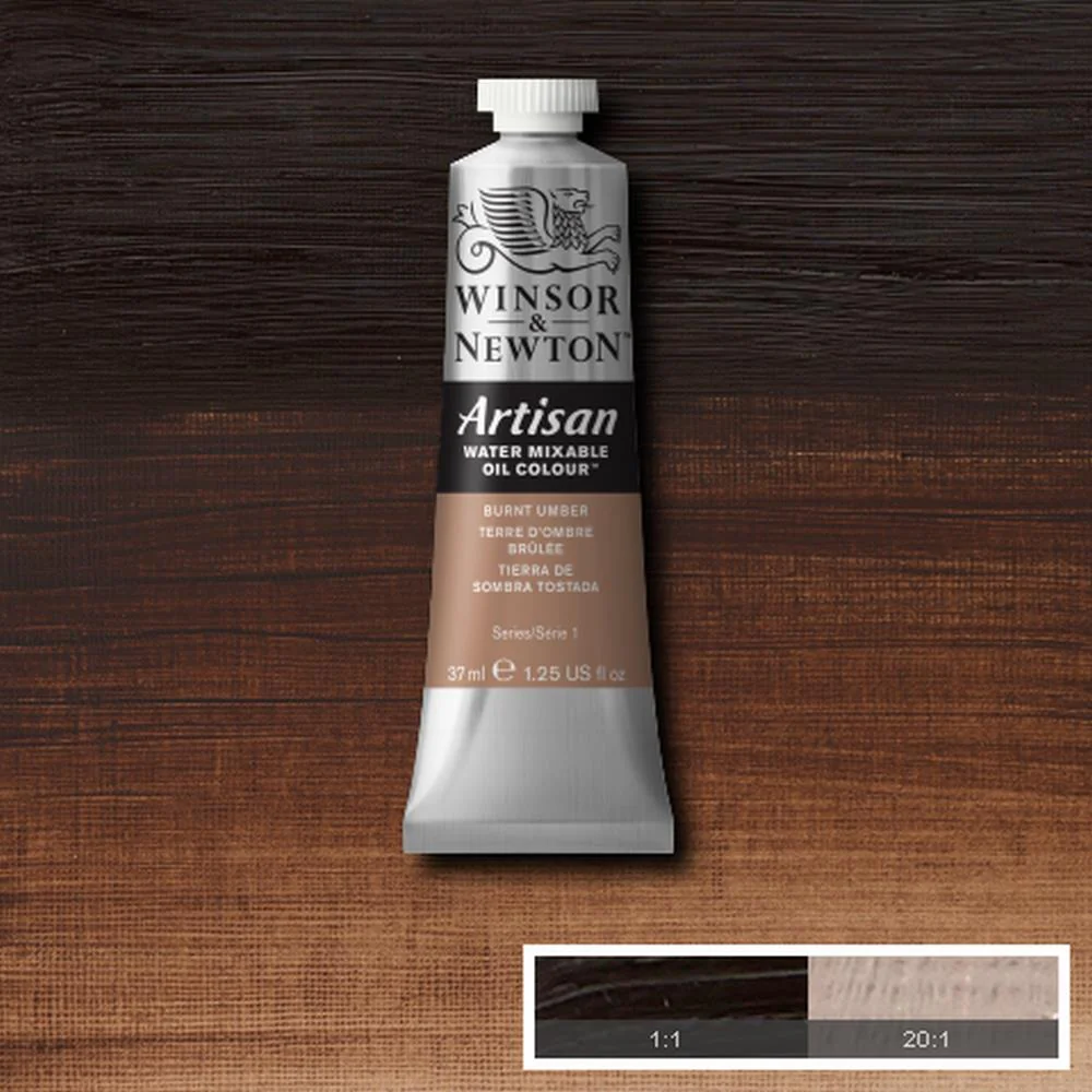 Artisan Water Mixable Oil - Burnt Umber