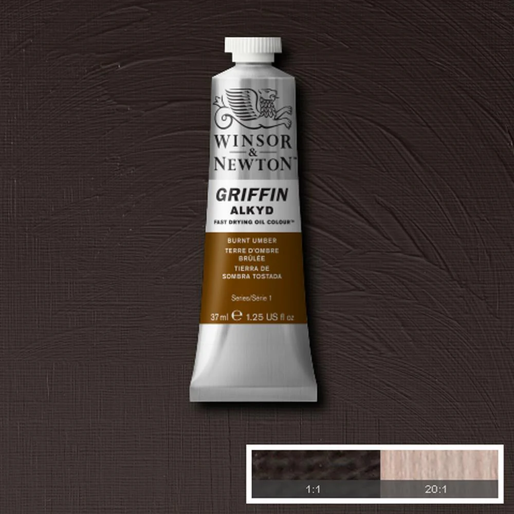 Griffin Alkyd Fast Drying Oil Colour - Burnt Umber