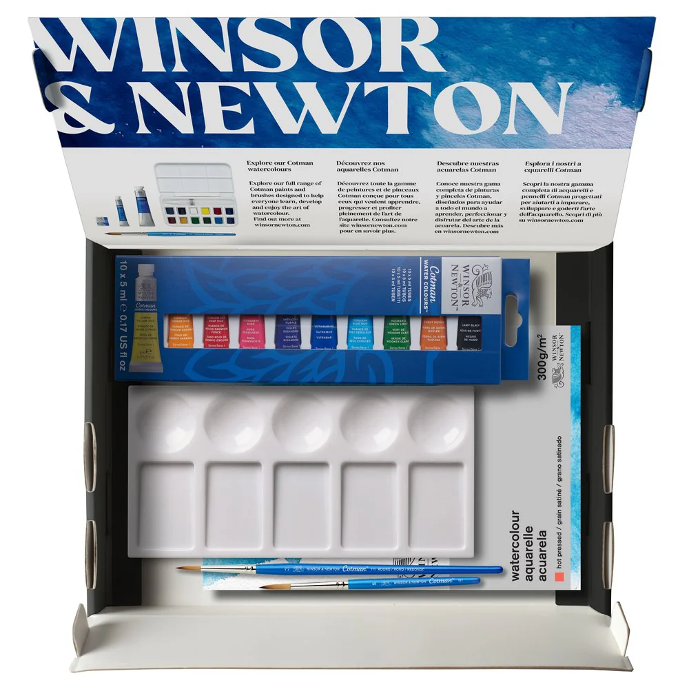 Cotman Watercolour Essentials 14pc Set