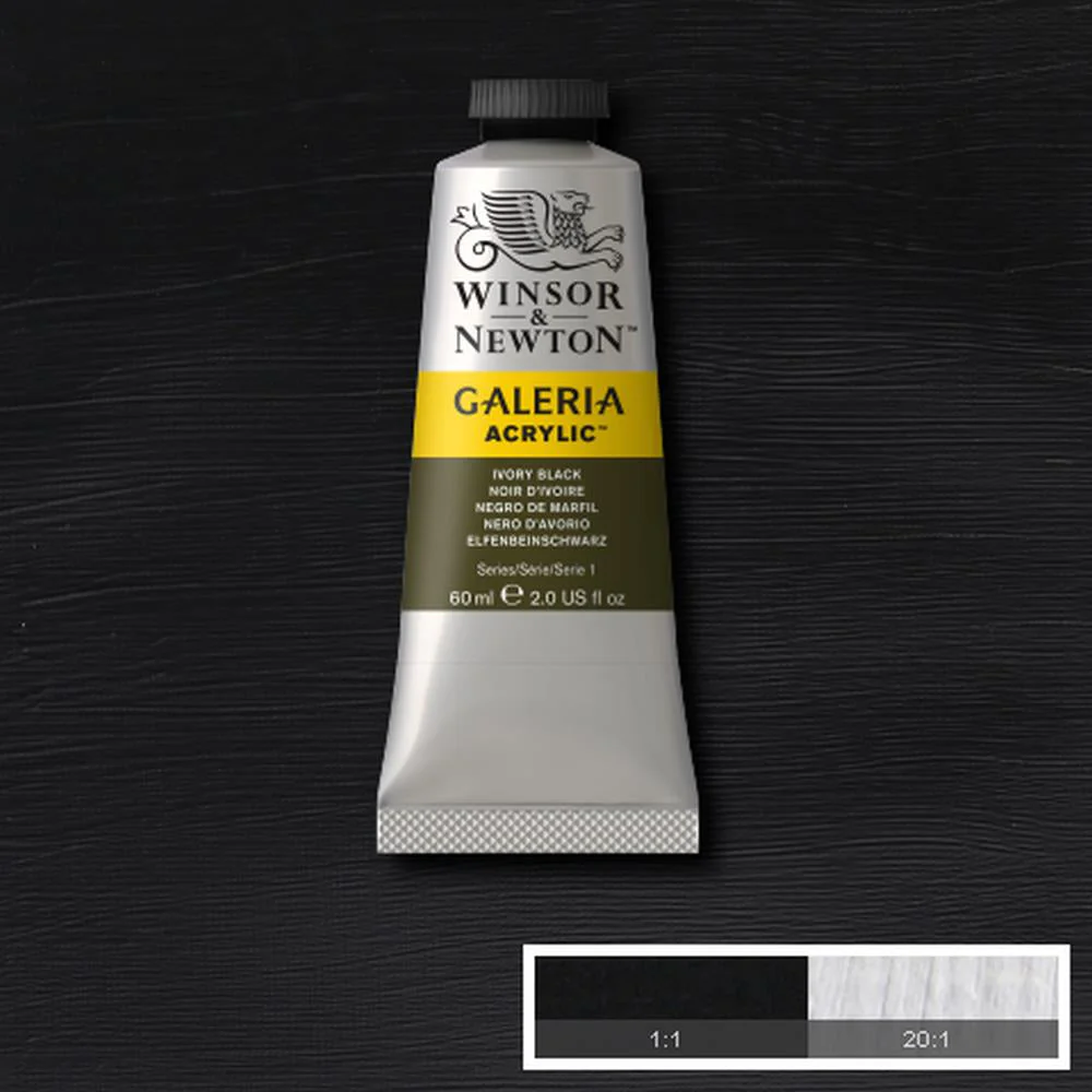 Galeria Acrylic - Ivory Black