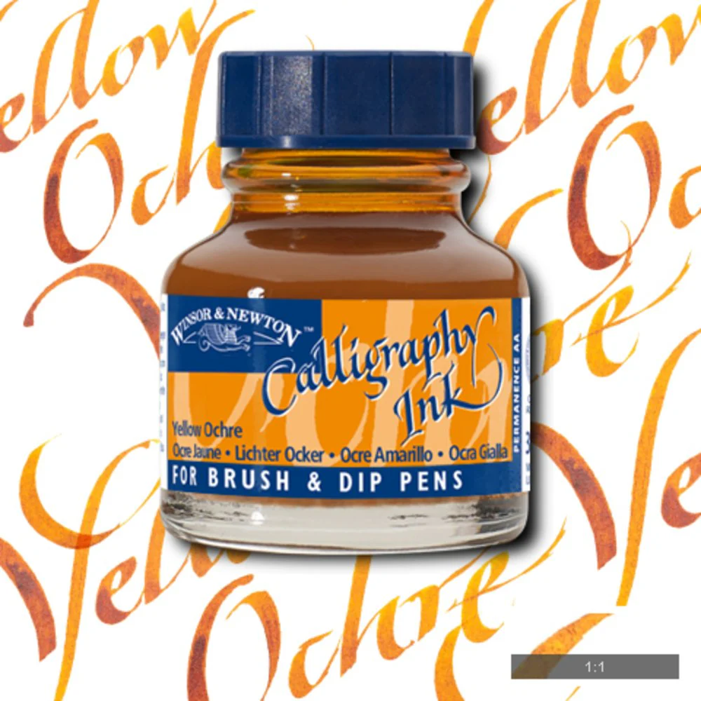 Calligraphy Ink - Yellow Ochre