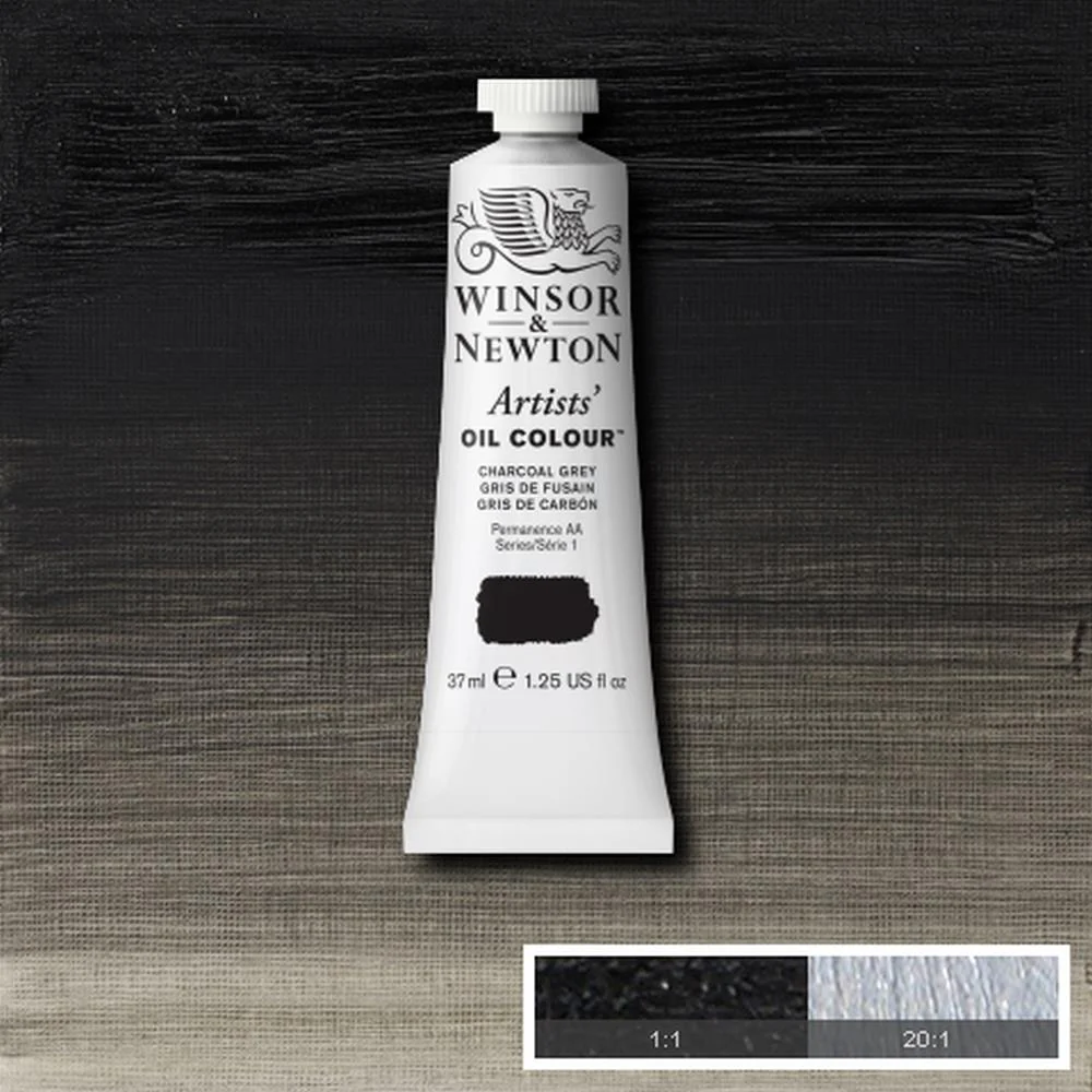 Artists' Oil Colour - Charcoal Grey