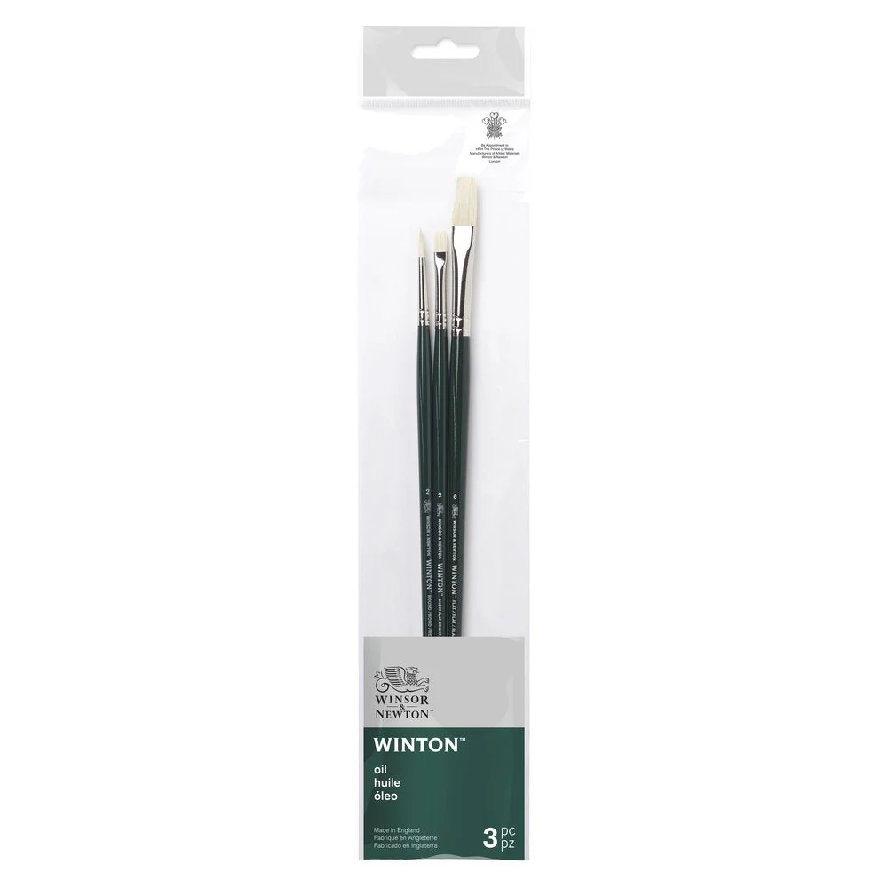 Winton Brush Long Handle Pack of 3 - Set 2